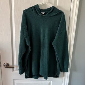 Green Hooded Sweater